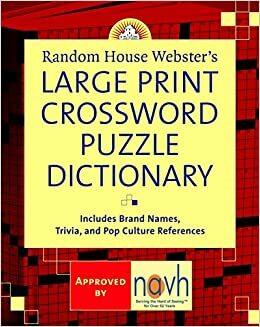 Random House Webster's Large Print Crossword Puzzle Dictionary by Stephen Elliott