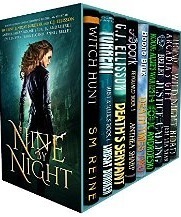 Nine by Night by Boone Brux, Jesi Lea Ryan, Annie Bellet, C.J. Ellisson, S.M. Reine, Anthea Sharp, Lindsay Buroker, Kara Legend, J.C. Andrijeski