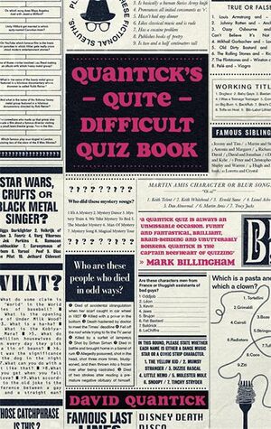 Quantick's Quite Difficult Quiz Book by David Quantick