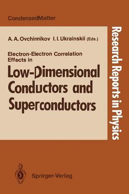 Electron-Electron Correlation Effects in Low-Dimensional Conductors and Superconductors by 