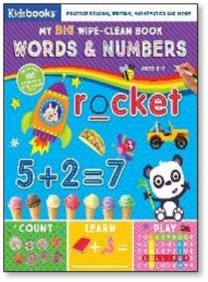 My Big Wipe Clean: Words & Numbers by Kidsbooks