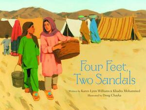 Four Feet, Two Sandals by Khadra Mohammed, Karen Lynn Williams