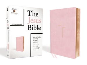 The Jesus Bible, NIV Edition, Imitation Leather, Pink by The Zondervan Corporation