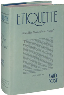 Etiquette by Emily Post