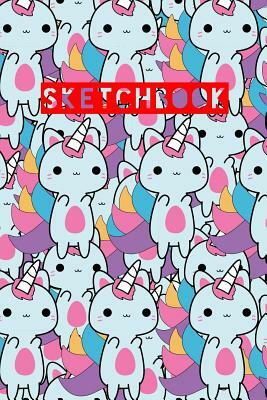 Sketchbook: Unicorn Cat Cute Kawaii Pattern by Frasier Cheng-Binns