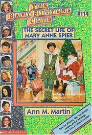 The Secret Life of Mary Anne Spier by Ann M. Martin