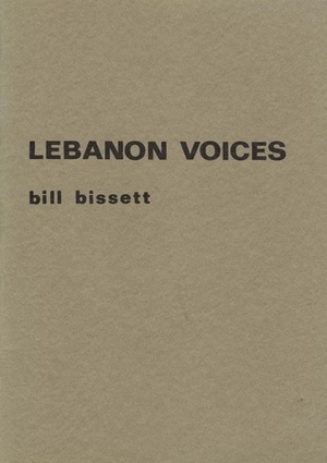 Lebanon Voices by Bill Bissett