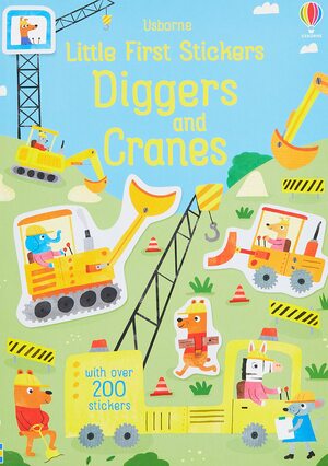 Little First Stickers Diggers and Cranes by Hannah Watson