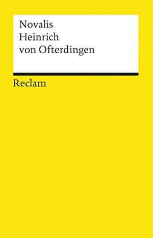 Heinrich von Ofterdingen by Wolfgang Frühwald, Novalis