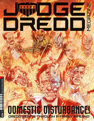 Judge Dredd Megazine 413 by Kek-w, Gary Wilkinson, James Peaty, Maura McHugh, Rory McConville, Pat Mills, Si Spencer, T.C. Eglington
