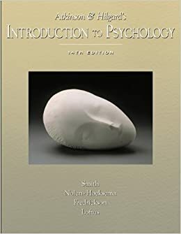 Atkinson and Hilgard's Introduction to Psychology with Lecture Notes by Barbara L. Fredrickson, Edward E. Smith, Susan Nolen-Hoeksema