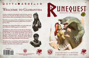 RuneQuest: Roleplaying in Glorantha Quickstart Rules AND Adventure by Jeff Richard, Jason Durall