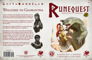 RuneQuest: Roleplaying in Glorantha Quickstart Rules AND Adventure by Jeff Richard, Jason Durall