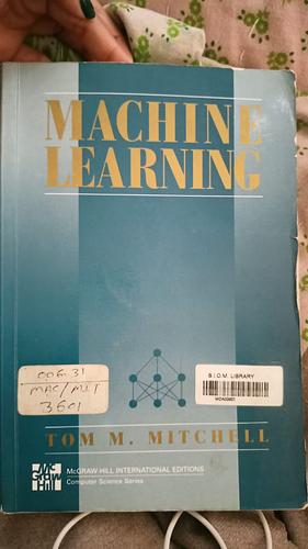 Machine Learning  by Tom M. Mitchell