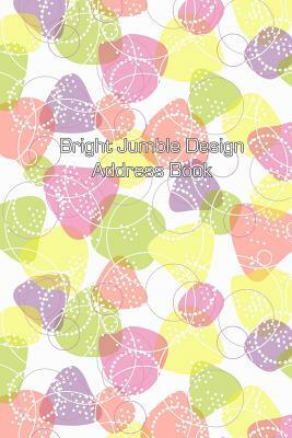Bright Jumble Design Address Book by Jot Spot Stationary