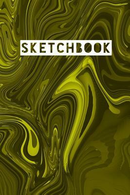 Sketchbook: Abstract Liquid Marble Yellow Design by Frasier Cheng-Binns
