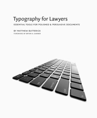 Typography for Lawyers by Matthew Butterick