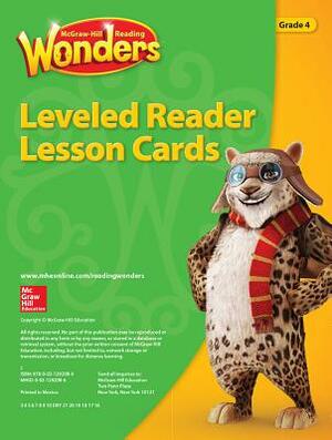 Reading Wonders Leveled Reader Lesson Cards Grade 4 by 