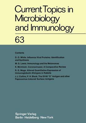 Current Topics in Microbiology and Immunology / Ergebnisse Der Mikrobiologie Und Immunitätsforschung by R. Haas, W. Arber, W. Henle