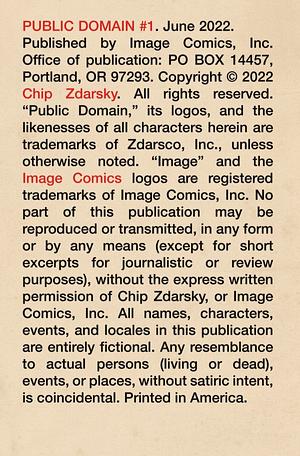 Public Domain #1 by Chip Zdarsky