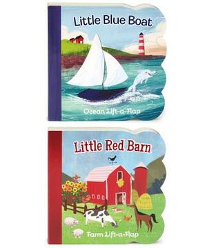 Little Red Barn and Little Blue Boat 2 Pack by Ginger Swift
