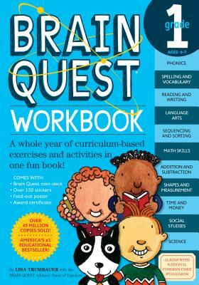 Brain Quest Workbook: Grade 1 [With Stickers] by Lisa Trumbauer