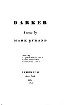 Darker by Mark Strand