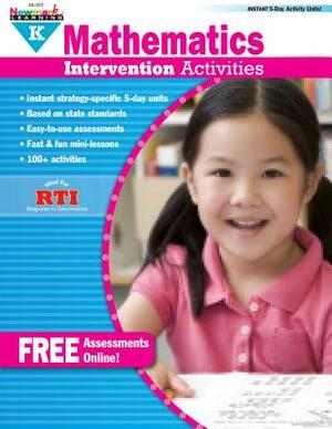 Mathematics Intervention Activities Grade K Book Teacher Resource by Robin Gold