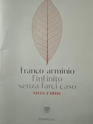 l'infinito senza farci caso  by Franco Arminio