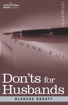Don'ts for Husbands by Blanche Ebbutt
