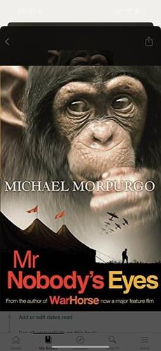 Mr Nobody's Eyes by Michael Morpurgo