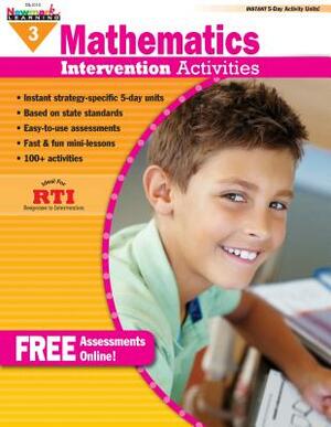 Mathematics Intervention Activities Grade 3 Book Teacher Resource by Jill Levy