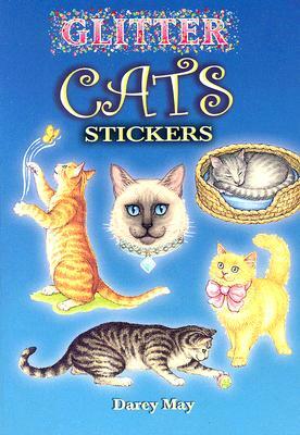 Glitter Cats Stickers by Darcy May