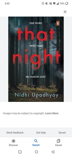 That Night by Nidhi Upadhyay