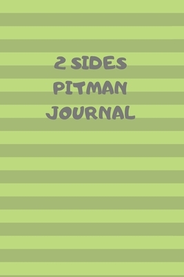 2 Sides: 90 Pages of 6 X 9 Inch Bound Pitman College Ruled Half and Half Vertical Separation White Pages by Larry Sparks