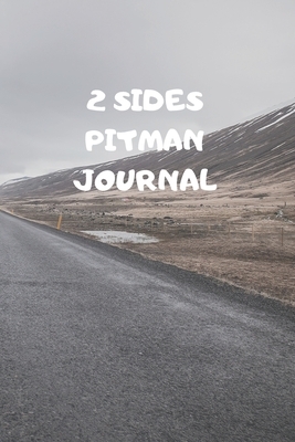 2 Sides: 90 Pages of 6 X 9 Inch Bound Pitman College Ruled Half and Half Vertical Separation White Pages by Larry Sparks