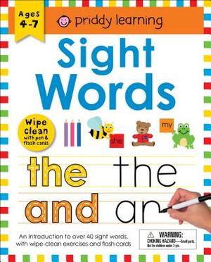 Wipe Clean Workbook: Sight Words (Enclosed Spiral Binding) by Roger Priddy