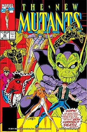 New Mutants (1983-1991) #92 by Jeff Albrecht, Dwight Jon Zimmerman, Bob Hall, Rob Liefeld, Nel Yomtov
