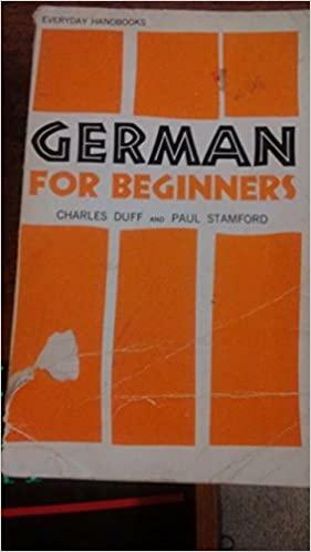 German for Beginners by Charles Duff