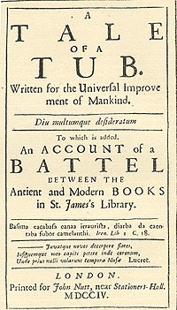 A Tale of a Tub and the Battle of the Books by Jonathan Swift