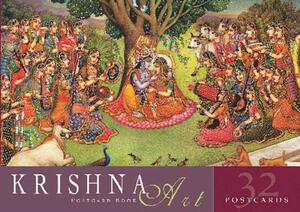 Krishna Art Postcard Book by B. G. Sharma