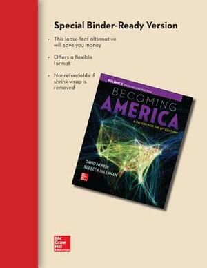 Becoming America Loose Leaf Edition Volume 2 with 1 Term Connect Access Card by David Henkin, Rebecca McLennan