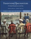 Traditions and Encounters Volume 2 by Herbert F. Ziegler, Jerry H. Bently