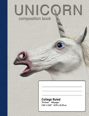 Unicorn Composition Book by Linda King