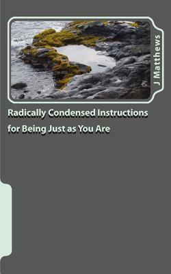 Radically Condensed Instructions for Being Just as You Are by J. Jennifer Matthews