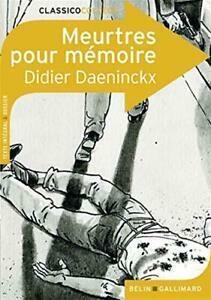 Meurtres pour mémoire by Didier Daeninckx