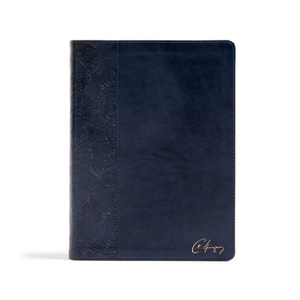 CSB Spurgeon Study Bible, Navy Leathertouch by Csb Bibles by Holman, Alistair Begg