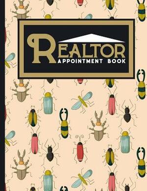 Realtor Appointment Book: 2 Columns Appointment Diary, Appointment Scheduler Book, Daily Appointments, Cute Insects & Bugs Cover by Moito Publishing