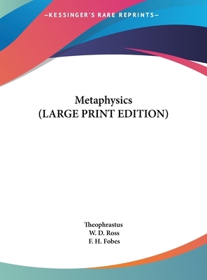 Theophrastus Metaphysics: With Introduction, Translation and Commentary by Theophrastus