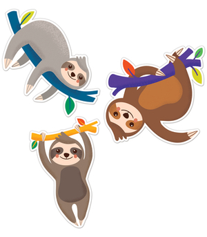 One World Sloths Cut-Outs by 